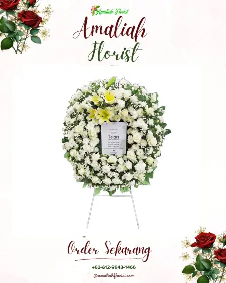 Krans Bunga Duka warung kiara